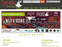 Tablet Screenshot of cascwild.org